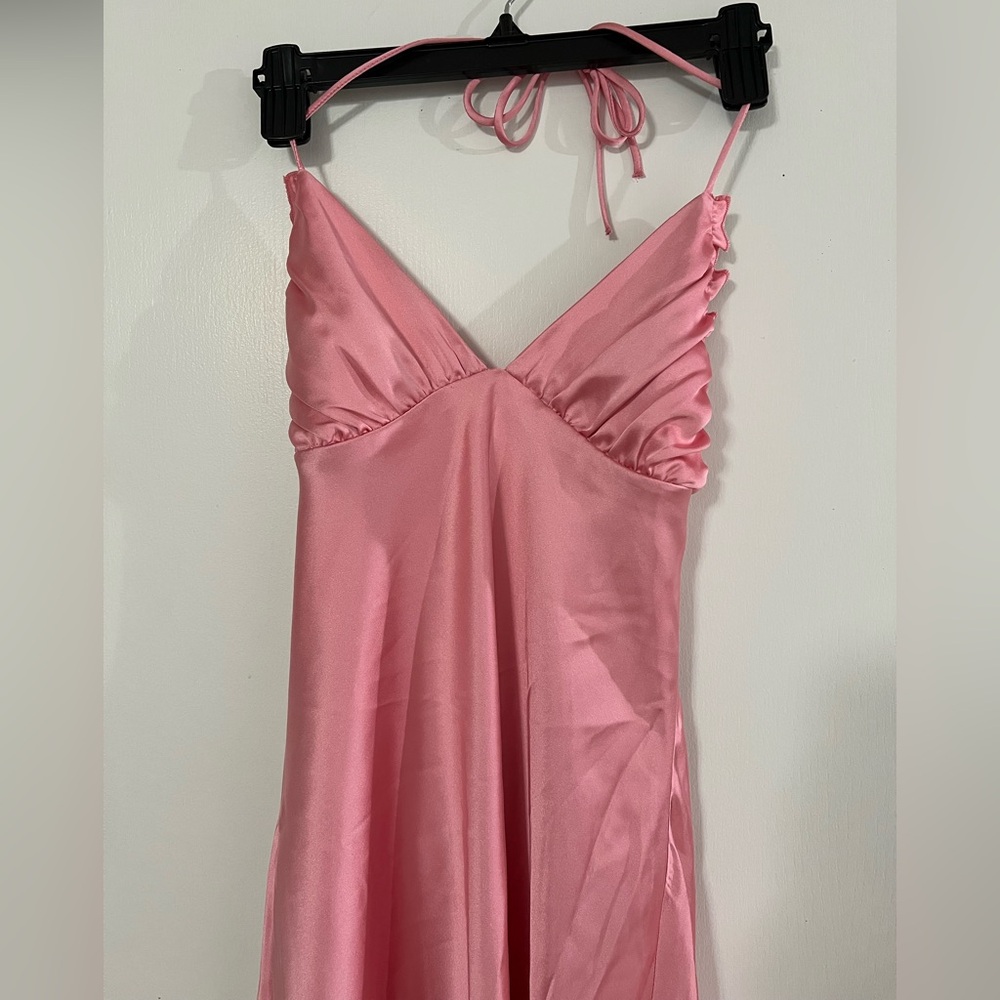 Zara Pink Satin Chemise